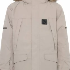 Didriksons Kids' Sylvin Parka Ash Brown