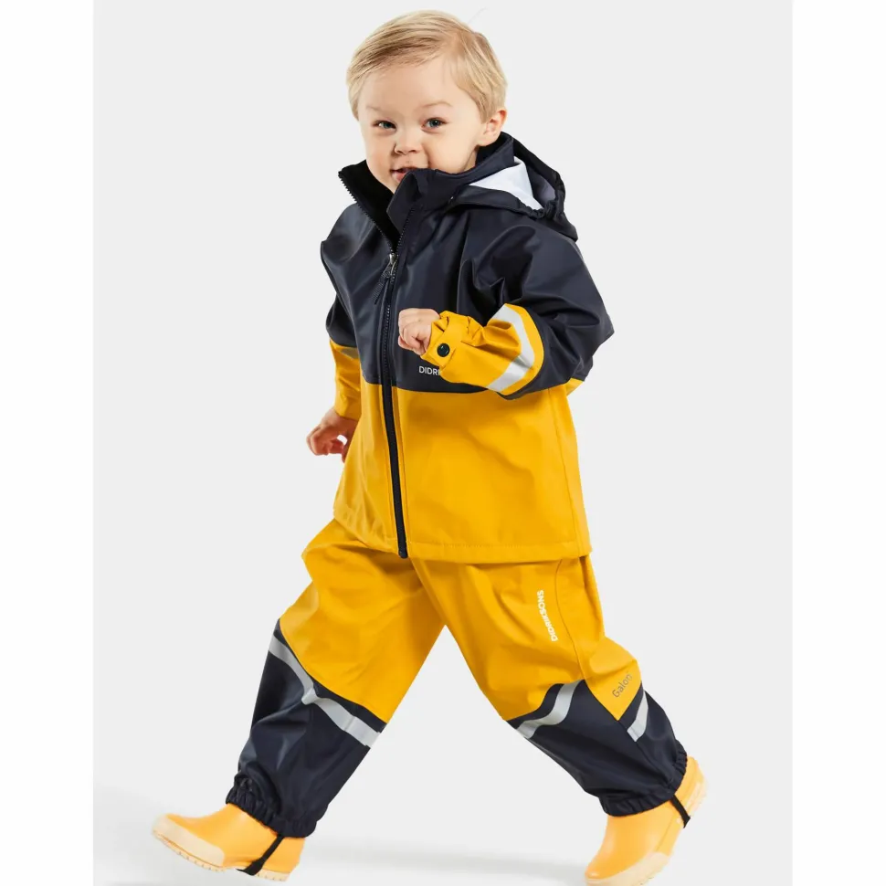 Didriksons Kids' Waterman C Set Oat Yellow