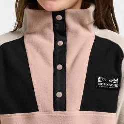 Didriksons Kids' Yokto Half Button 2 Vintage Pink