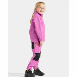 Didriksons Kids' Zea Stretch Jacket Radiant Purple