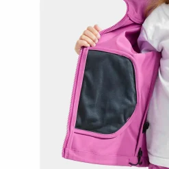 Didriksons Kids' Zea Stretch Jacket Radiant Purple