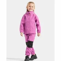 Didriksons Kids' Zea Stretch Jacket Radiant Purple
