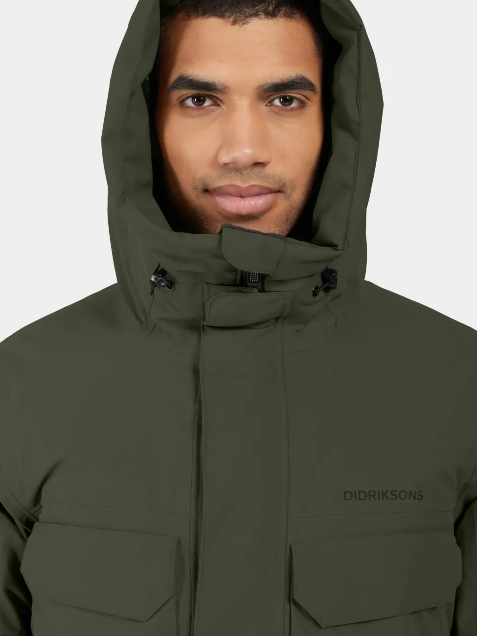 Didriksons Men's Drew Parka 8 Deep Green