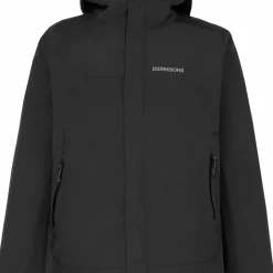 Didriksons Men's Grit Jacket 3 Solid Black