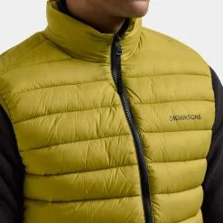 Didriksons Men's Marino Vest Yellow Pollen