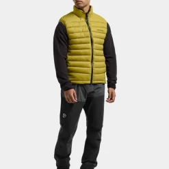 Didriksons Men's Marino Vest Yellow Pollen