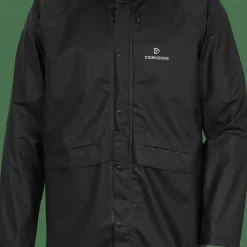 Didriksons Unisex Avon Parka Galon Black/Flame