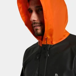 Didriksons Unisex Avon Parka Galon Black/Flame