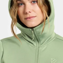 Didriksons Women's Anneli Full Zip 3 Light Moss