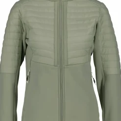 Didriksons Women's Annema Full Zip 6 Light Moss