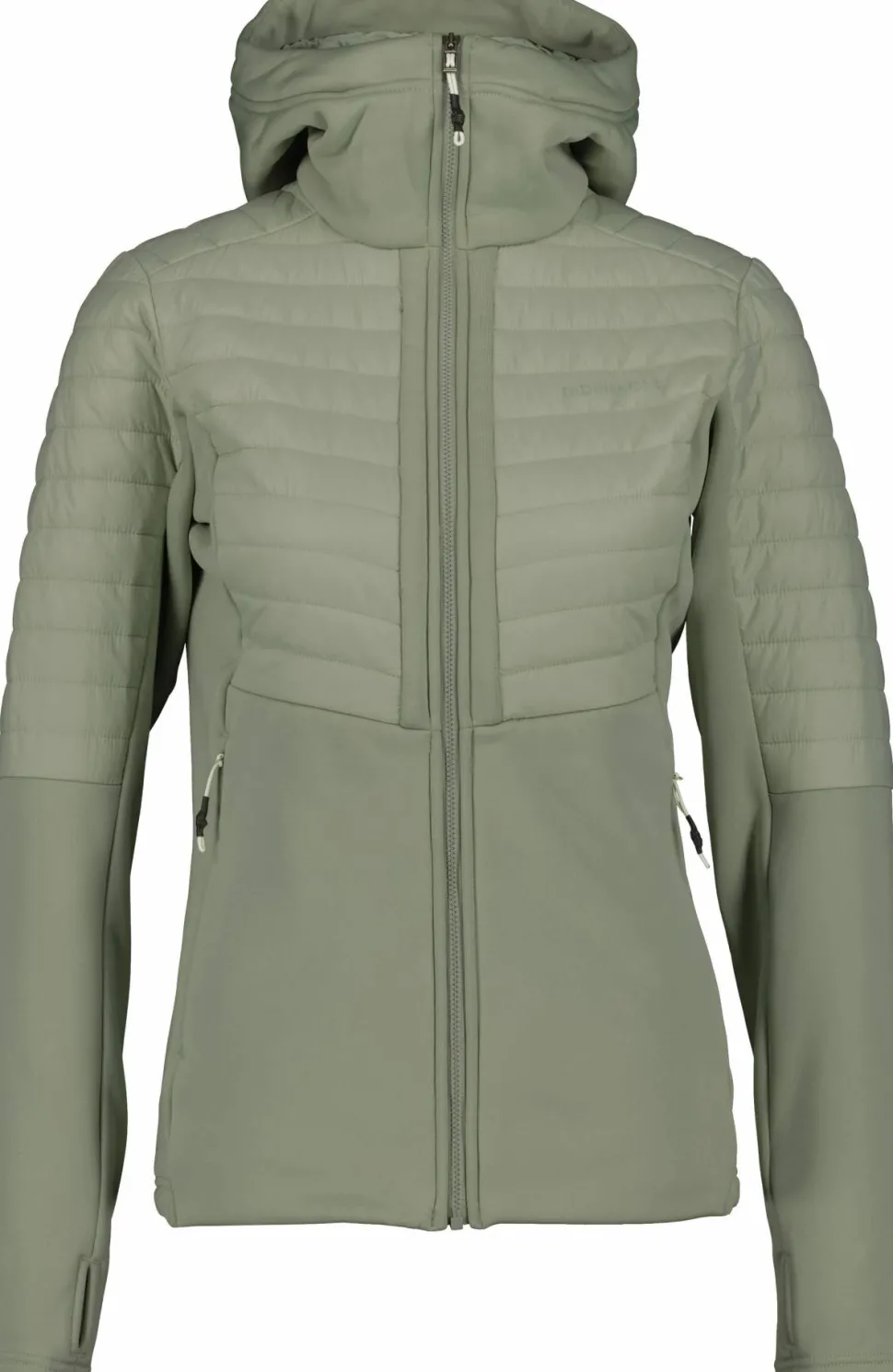 Didriksons Women's Annema Full Zip 6 Light Moss