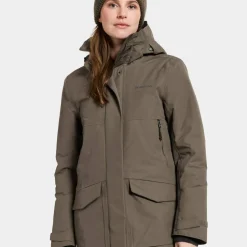 Didriksons Women's Frida Parka 7 Mocha Brown