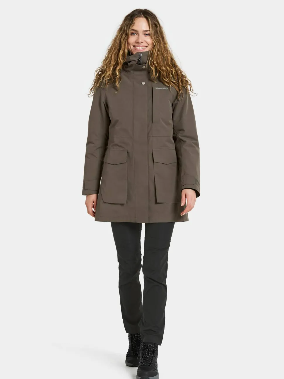 Didriksons Women's Harriet Parka Mocha Brown