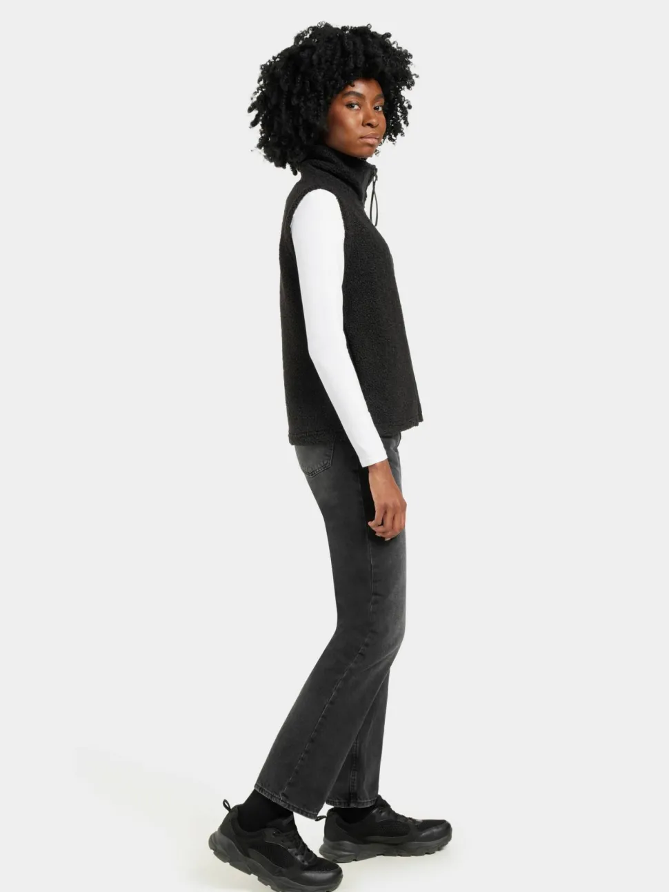 Didriksons Women's Kiana Vest Black