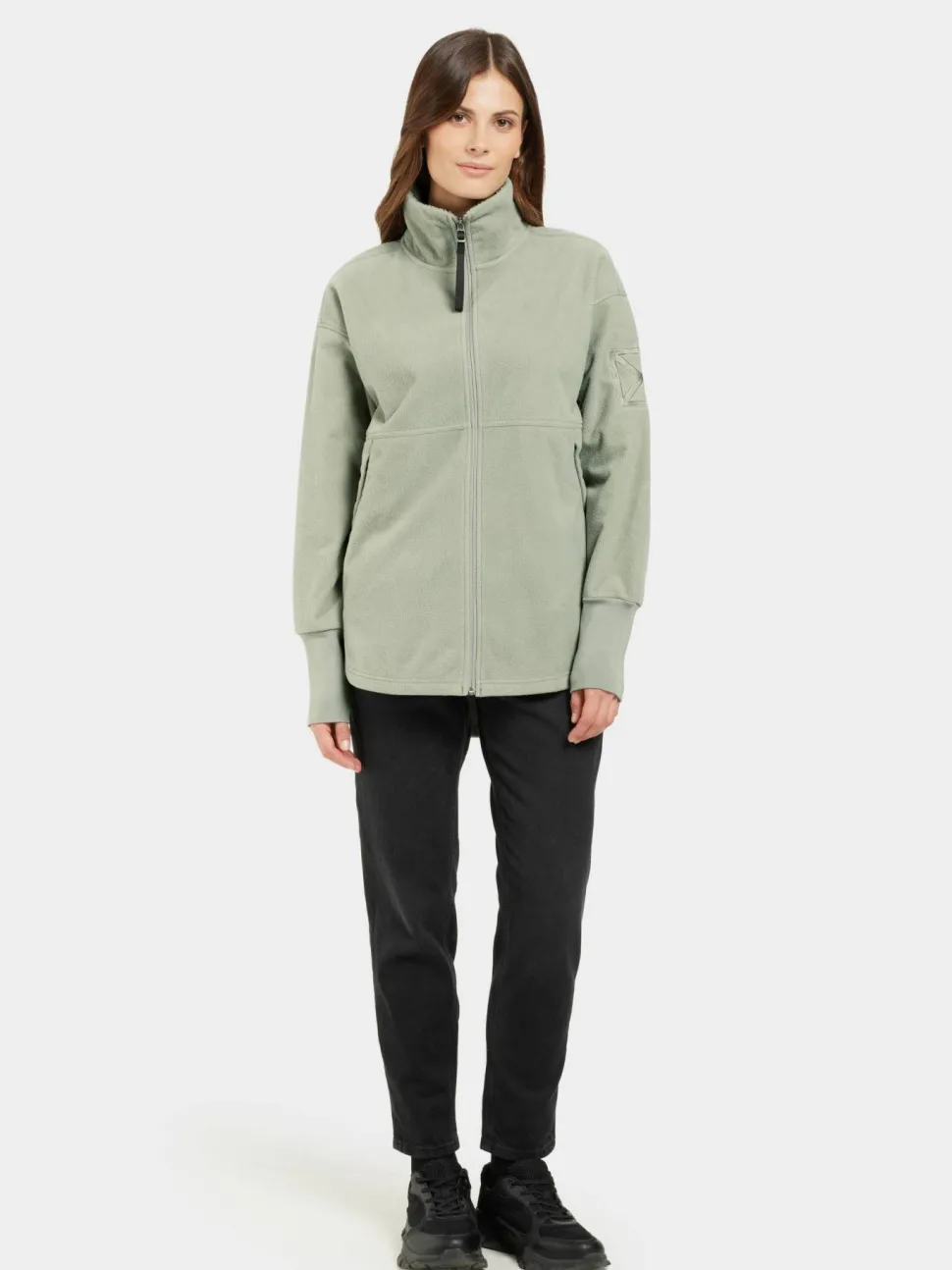 Didriksons Women's Ronja Full Zip Wilted Leaf