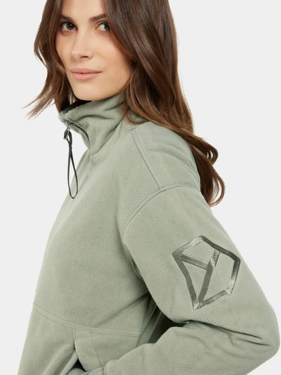 Didriksons Women's Ronja Full Zip Wilted Leaf
