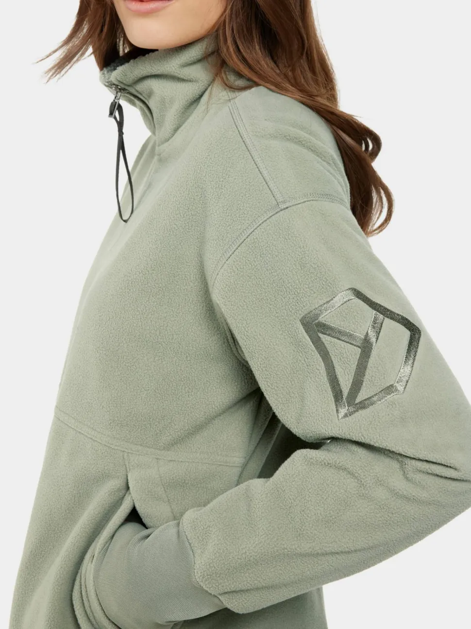 Didriksons Women's Ronja Full Zip Wilted Leaf