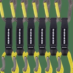DMM Alpha Sport Quickdraw 12cm 6-Pack Titanium/Lime
