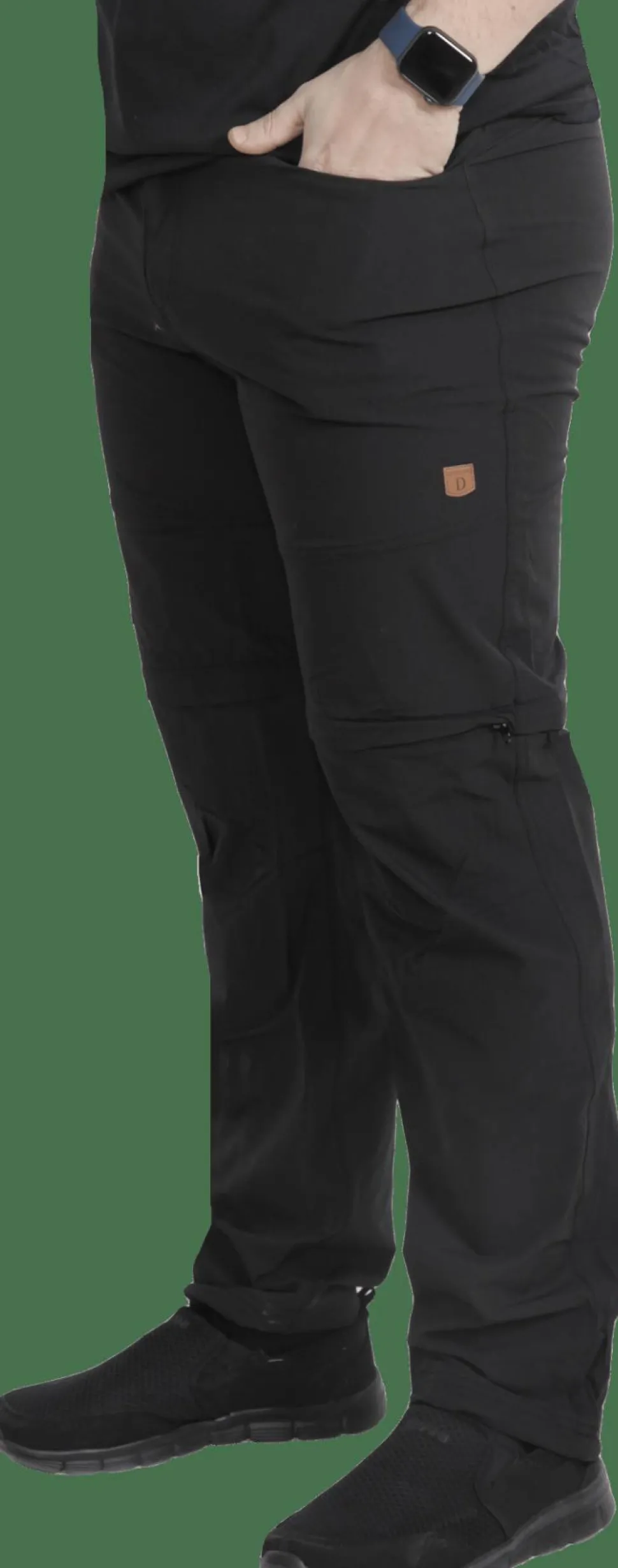 Dobsom Men's Himalaya Zip-Off Pant Black