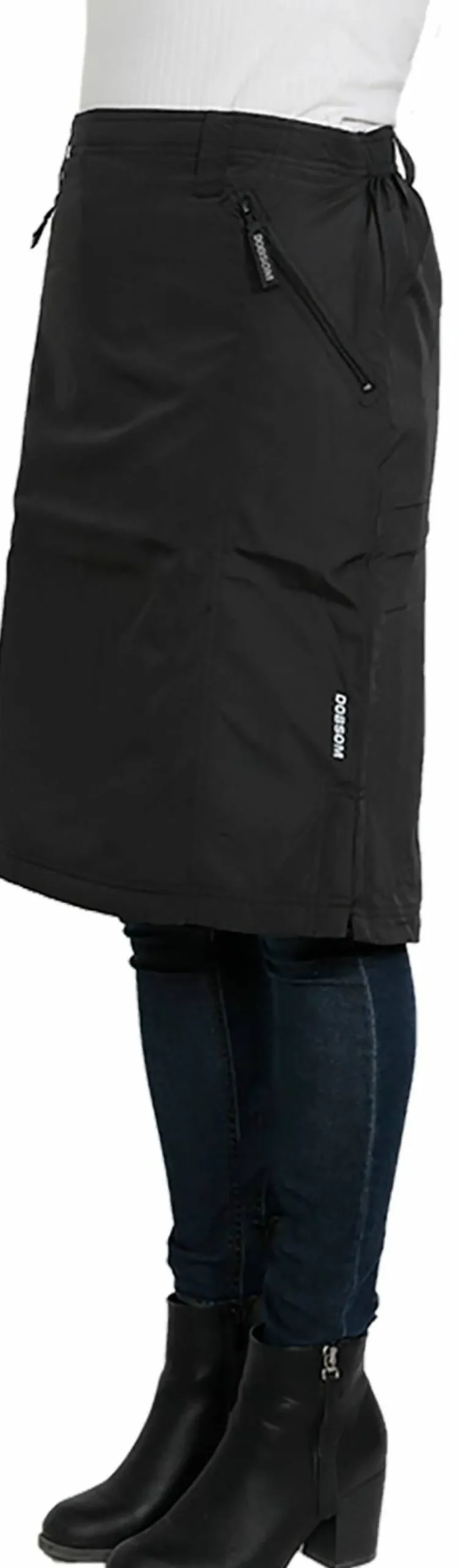 Dobsom Women's Comfort Thermo Skirt Short Black