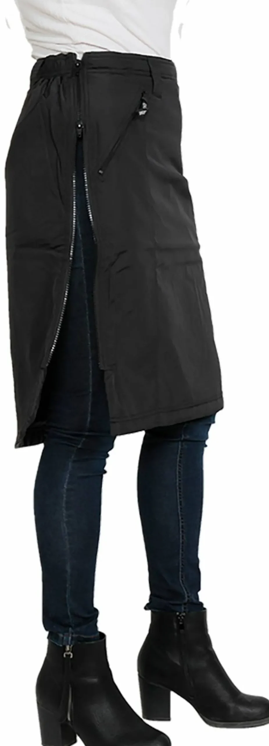 Dobsom Women's Comfort Thermo Skirt Short Black