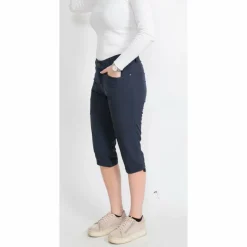 Dobsom Women's Sanda Capri Navy