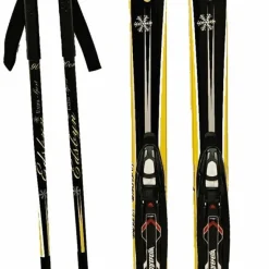 Edsbyn Kids' Edsbyn Extra Ski Set Black/Yellow