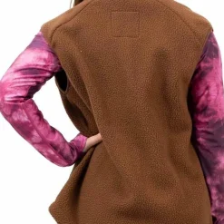 Eivy Women's Lumberjackie Sherpa Vest Brown