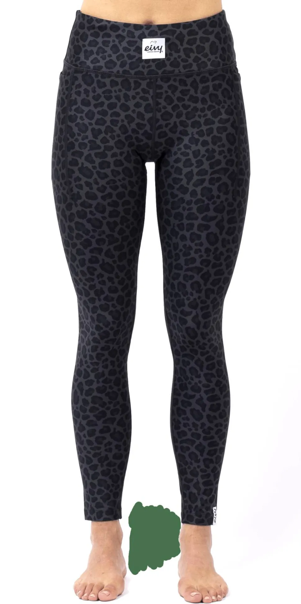 Eivy Women's Pocket Tights Black Leopard