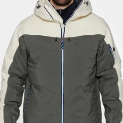 Elevenate Men's St Moritz Jacket Gray Green