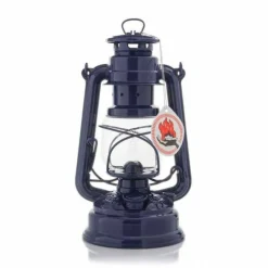 Feuerhand 276 Hurricane Lantern Cobalt Blue