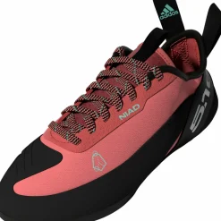 FiveTen Unisex Niad Lace Climbing Shoes Core Black/Crew Red/Acid Mint