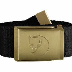Fjällräven Canvas Brass Belt 4 cm Black