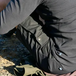 Fjällräven Men's Abisko Hybrid Trail Shorts Black