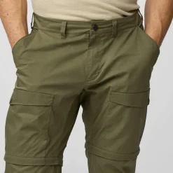 Fjällräven Men's Abisko Hybrid Trail Trousers Zip-Off Laurel Green