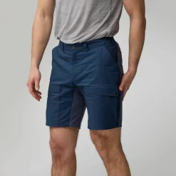 Fjällräven Men's Abisko Hybrid Trail Shorts Navy