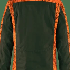 Fjällräven Men's Brenner Pro Padded Jacket Orange Multi Camo-Deep Forest