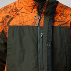 Fjällräven Men's Brenner Pro Padded Jacket Orange Multi Camo-Deep Forest