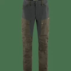 Fjällräven Men's Keb Trousers Dark Olive-Dark Grey