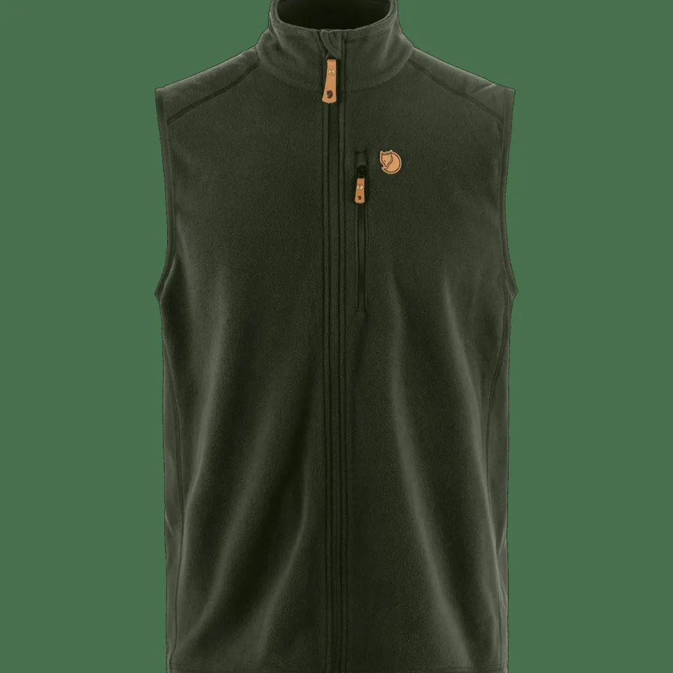 Fjällräven Men's Övik Lite Fleece Vest Deep Forest