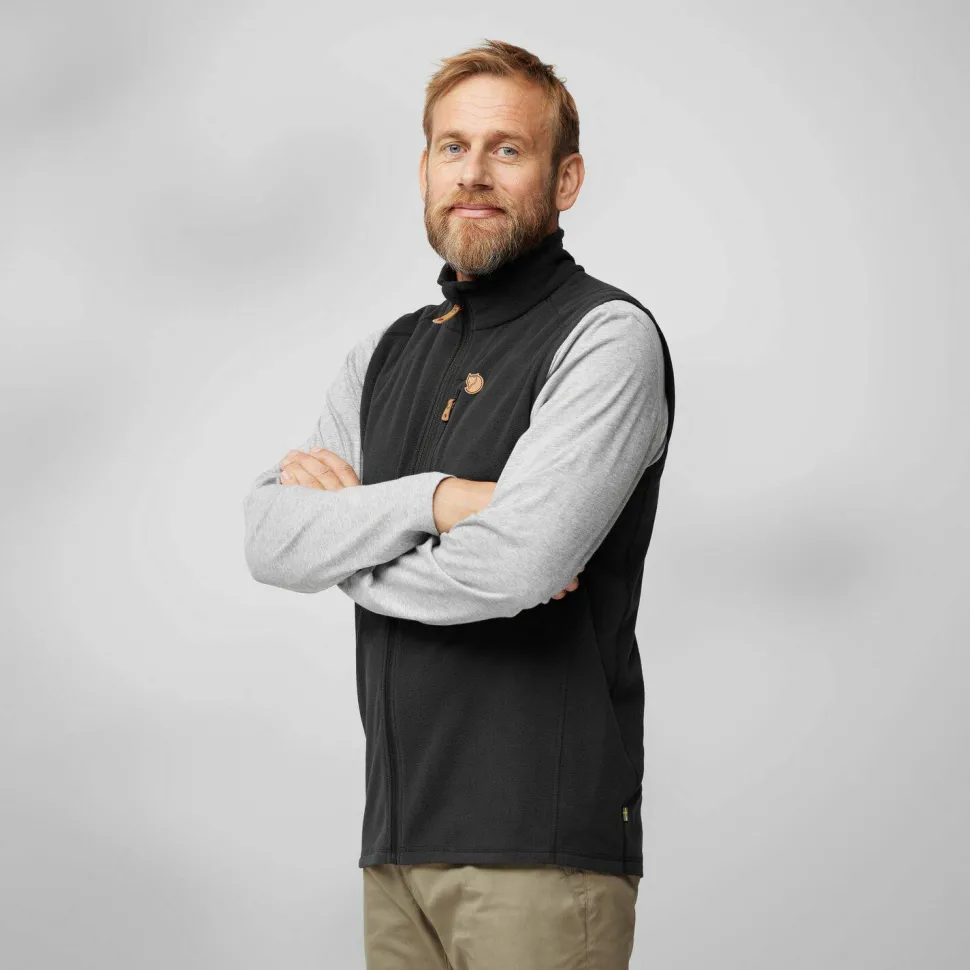 Fjällräven Men's Övik Lite Fleece Vest Deep Forest