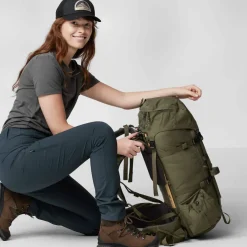 Fjällräven Women's Abisko Trail Stretch Trousers Deep Forest