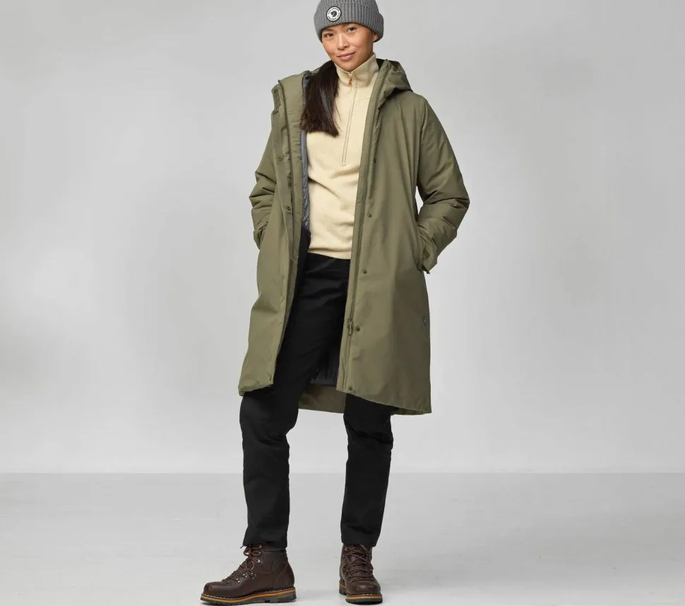Fjällräven Women's Hc Hydratic Padded Parka Black