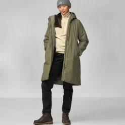 Fjällräven Women's Hc Hydratic Padded Parka Laurel Green