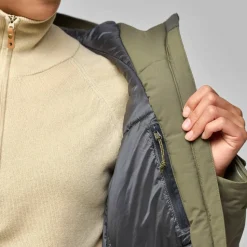 Fjällräven Women's Hc Hydratic Padded Parka Laurel Green