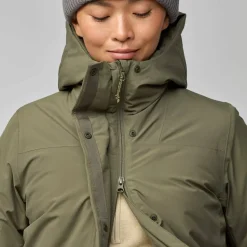 Fjällräven Women's Hc Hydratic Padded Parka Laurel Green