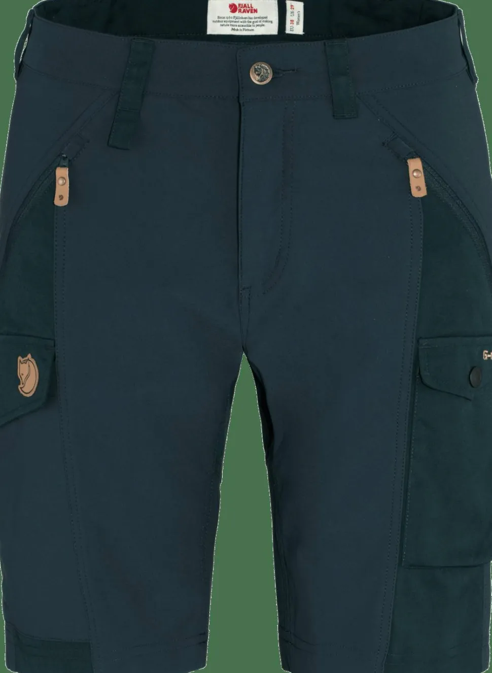 Fjällräven Women's Nikka Shorts Curved Dark Navy
