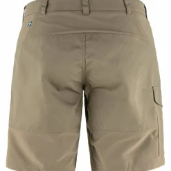 Fjällräven Women's Nikka Shorts Curved Suede Brown