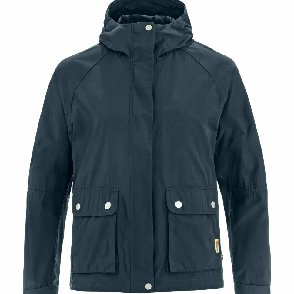 Fjällräven Women's Vardag Vindby Jacket Navy