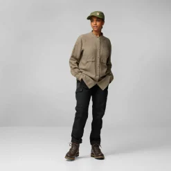 Fjällräven Women's Övik Hemp Shirt Long Sleeve Green